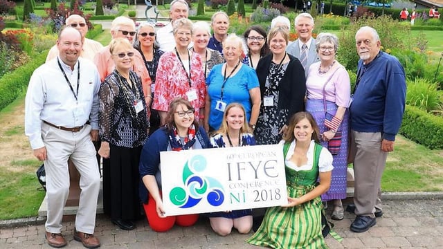 International Farm Youth Exchange delegates' diamond gathering at Greenmount