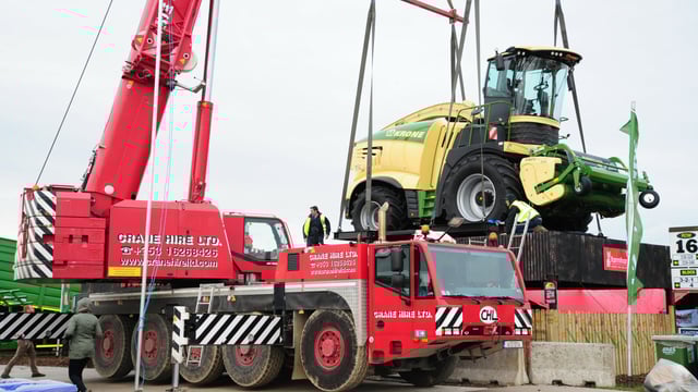 'Ploughing 2018': The crane is back; the forager's going up again...
