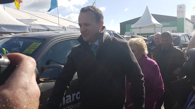 Taoiseach arrives at National Ploughing Championships