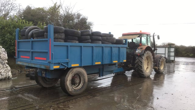 Almost 800 farmers drop off tyres in Athenry for biggest turnout yet