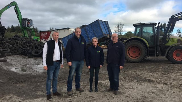 Farm tyre bring centres recycled 'around 500,000 car tyres'