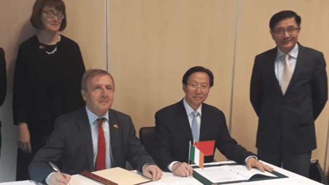 Chinese Minister for Agriculture visits Moorepark