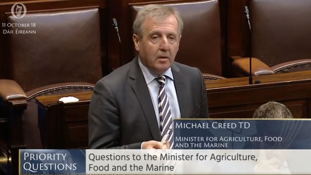 Creed hits out at rural TD's fodder figures allegation