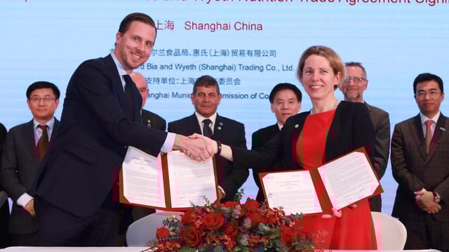 Bord Bia signs 'lucrative' agreement with Wyeth Nutrition in China