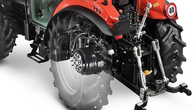 Latest Same tractor equipped with 4-wheel-steering