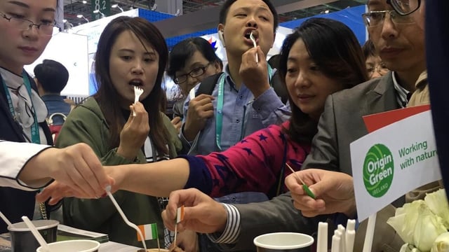 Irish beef goes down a storm at Chinese import expo