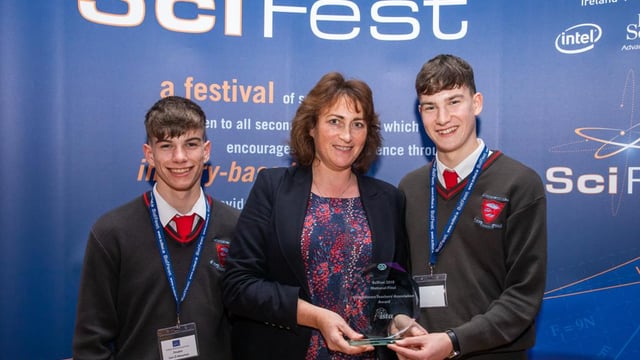 Wexford students take SciFest award for agriculture project