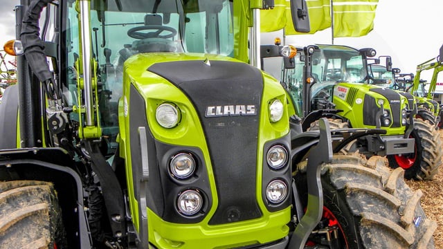 How many new tractors were registered in NI last year?