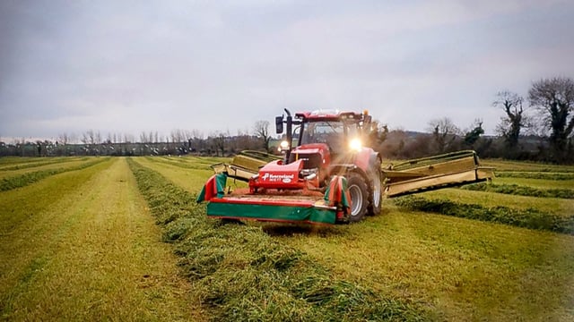 Early start to silage season in Louth as fleet called in to mow