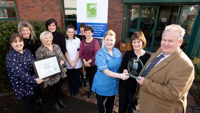 Farm Safety Partnership presents recognition award