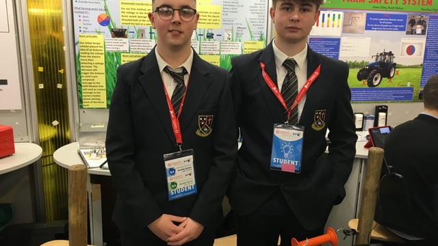 Moate student scientists develop electric fence low-alert device