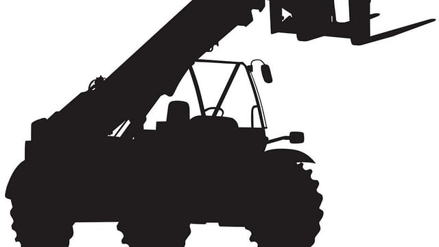 Which brand dominates the UK telehandler market?