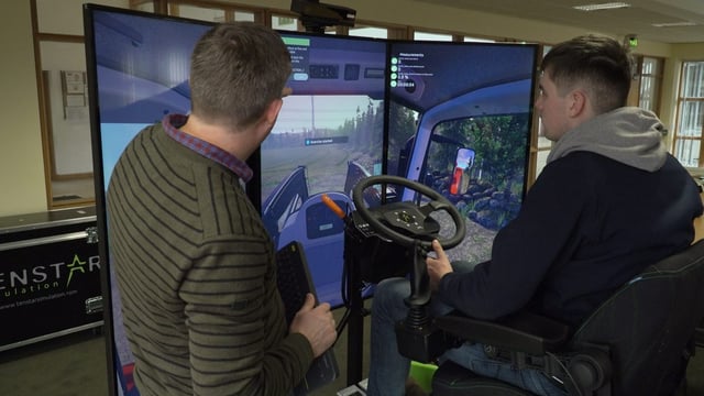 Watch: The new way to train 'ag' students how to drive tractors