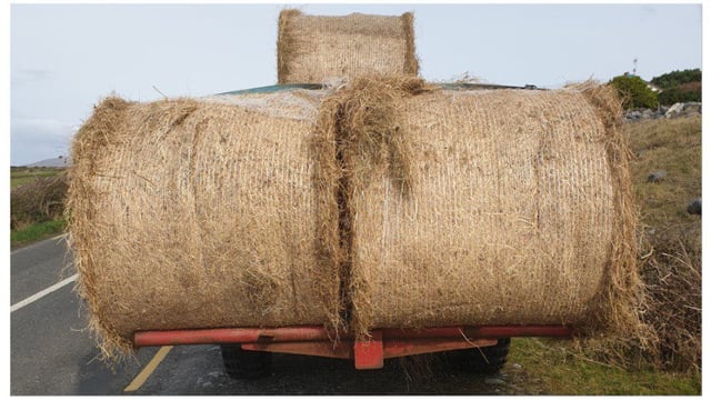 3 injured as tractor spills bales outside English pub