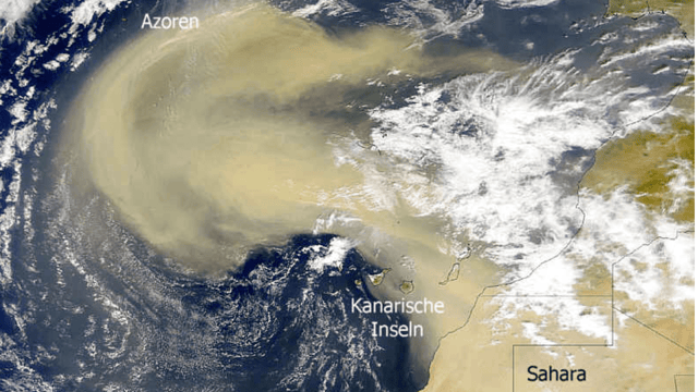 Sahara Desert sands cover Irish countryside overnight