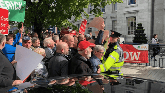 IFA beef protest: 'Time for talking is over'