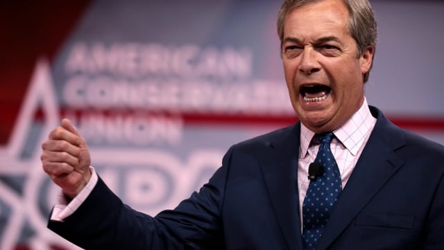 Nigel Farage's Brexit party leads the way in UK's EU elections