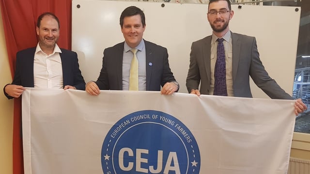 Finan re-elected as European young farmers' council vice-president