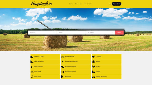 Haystack.ie: Now's your free chance to advertise all things agriculture!