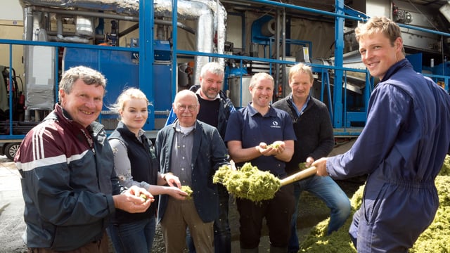 Processing grass to extract 'valuable constituents' in Cork