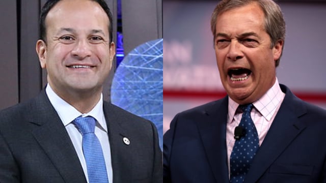 Taoiseach is a 'Brussels man' - Farage