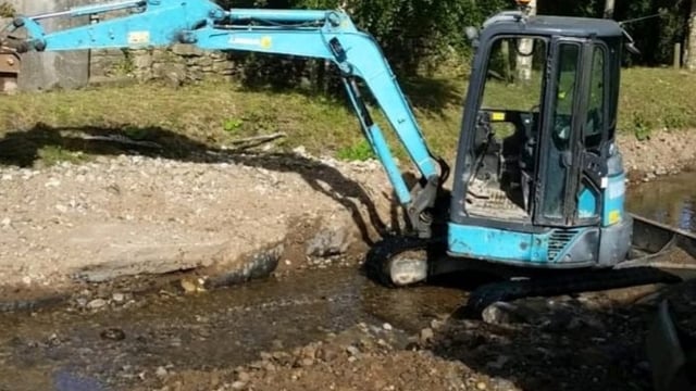 Mini digger stolen from Glanbia factory site