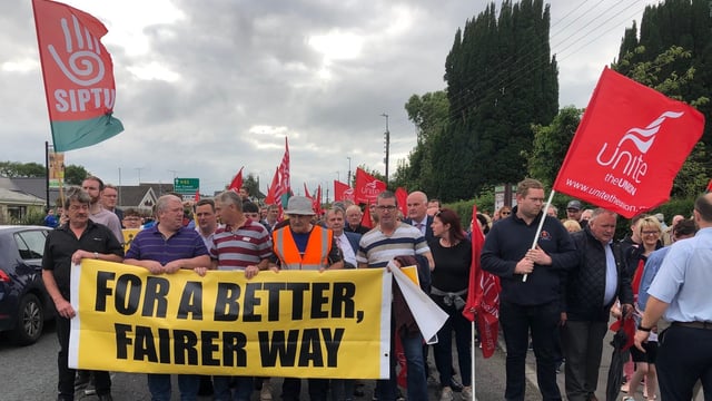 Employee tells protest he feels 'very let down' by Bord na Móna's actions