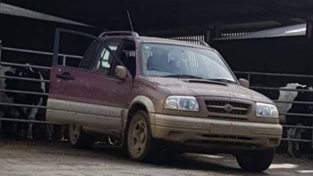 Stolen farm Vitara recovered in Northern Ireland