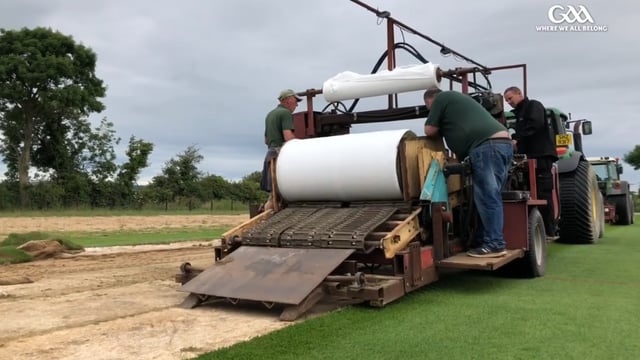 Video: Match day for harvest team on GAA's 67ac farm