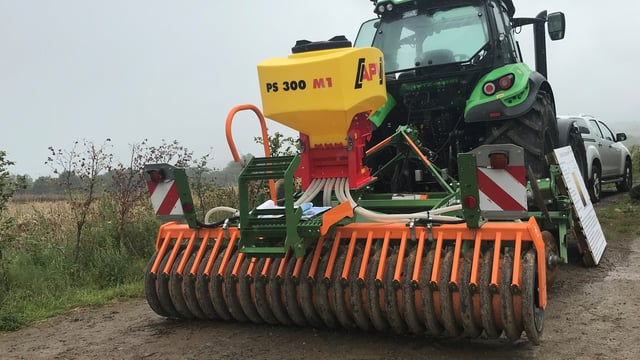 Take the opportunity to plant when combines are parked