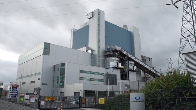Production halted at Lough Ree Power Station