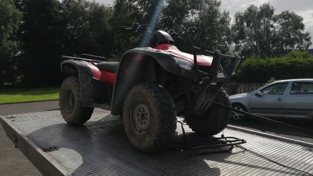 SUV and quad seized by Gardaí in Donegal