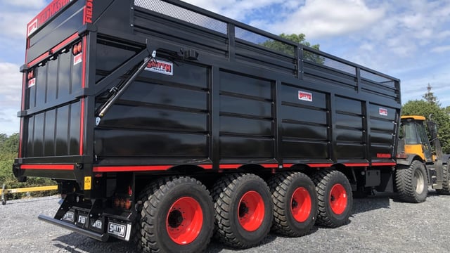 Giant 4-axle silage trailer rolls out of Carlow factory
