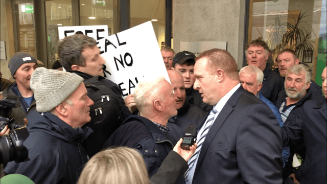 MII director denied entry at Ag House protest