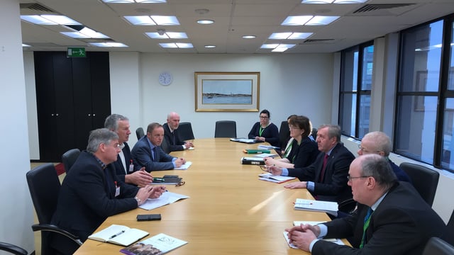 ICSA 'presses for money for sectors in need' at Creed meeting