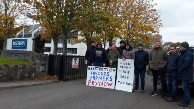 Protest ongoing at Kerry Group offices in Tralee