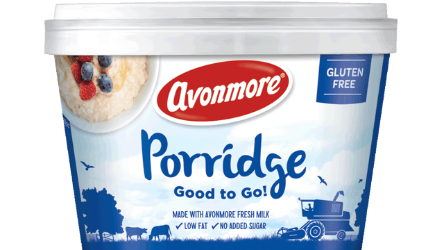 Glanbia mixes Irish oats and milk in an instant porridge