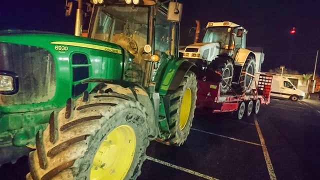 Tractor seized and 'range of offences dealt with'