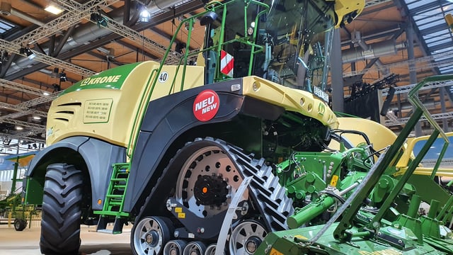 Krone 'rolls' out tracks and joystick-steering for the BiG X