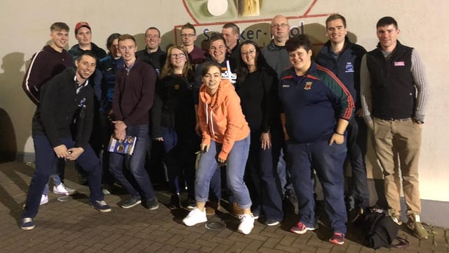 Claremorris Macra mingles with traffic light fundraiser