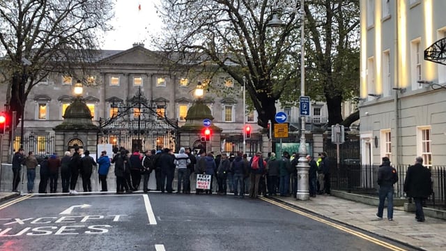 Protesters seek meeting with Minister Creed