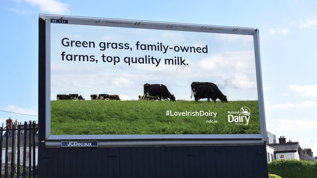 Billboard campaign unveiled by NDC to promote Irish dairy
