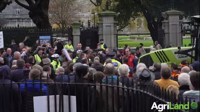 Protest 'indicates a very serious situation in rural Ireland' - TD
