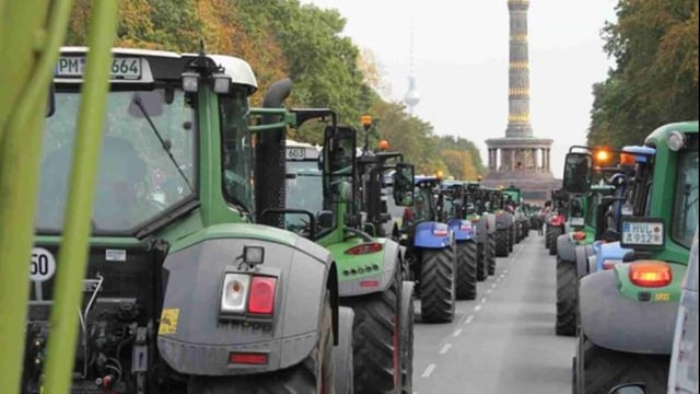 German farmers plan for Berlin tractor protest next week
