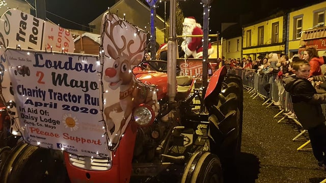 Extreme tractor run chartered for charity to Mayo...from London
