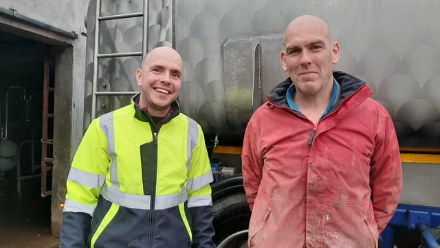 Meet the milkman collecting milk this Christmas