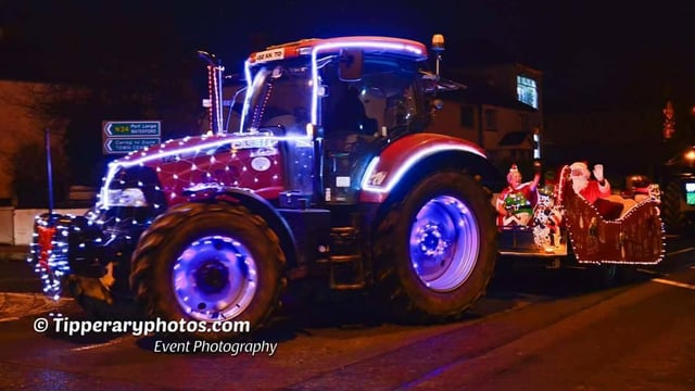 Christmas tractors of Carrick-on-Suir ready to sparkle