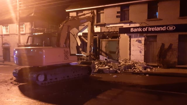 Digger used in attempted ATM theft in Louth