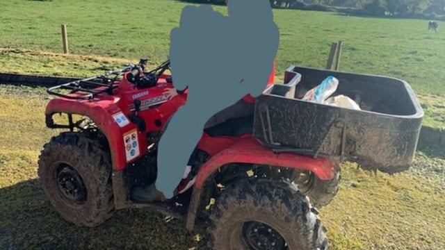 Garda info appeal made following theft of Yamaha quad
