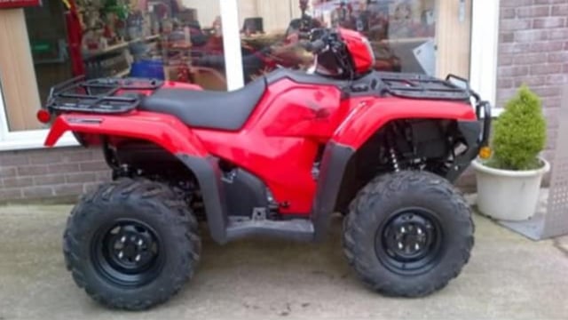Honda quad stolen from farmyard this morning